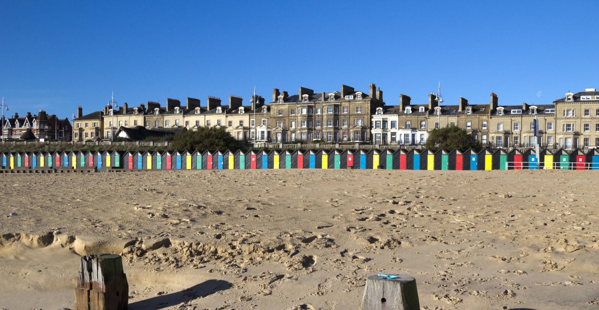 Seaside town in suffolk